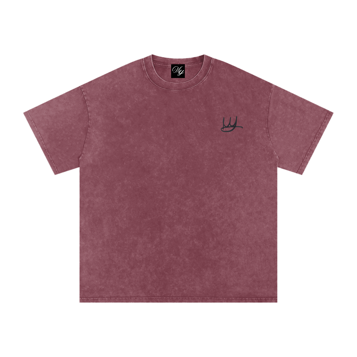 NEVER GIVE UP Oversized Cotton T-Shirt