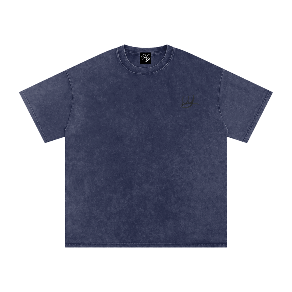 NEVER GIVE UP Oversized Cotton T-Shirt