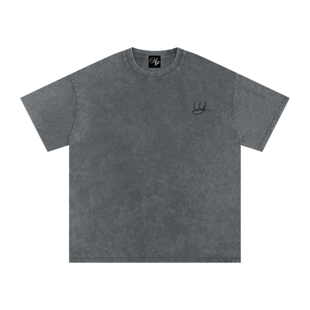 NEVER GIVE UP Oversized Cotton T-Shirt