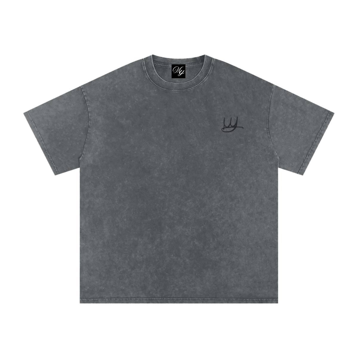 NEVER GIVE UP Oversized Cotton T-Shirt