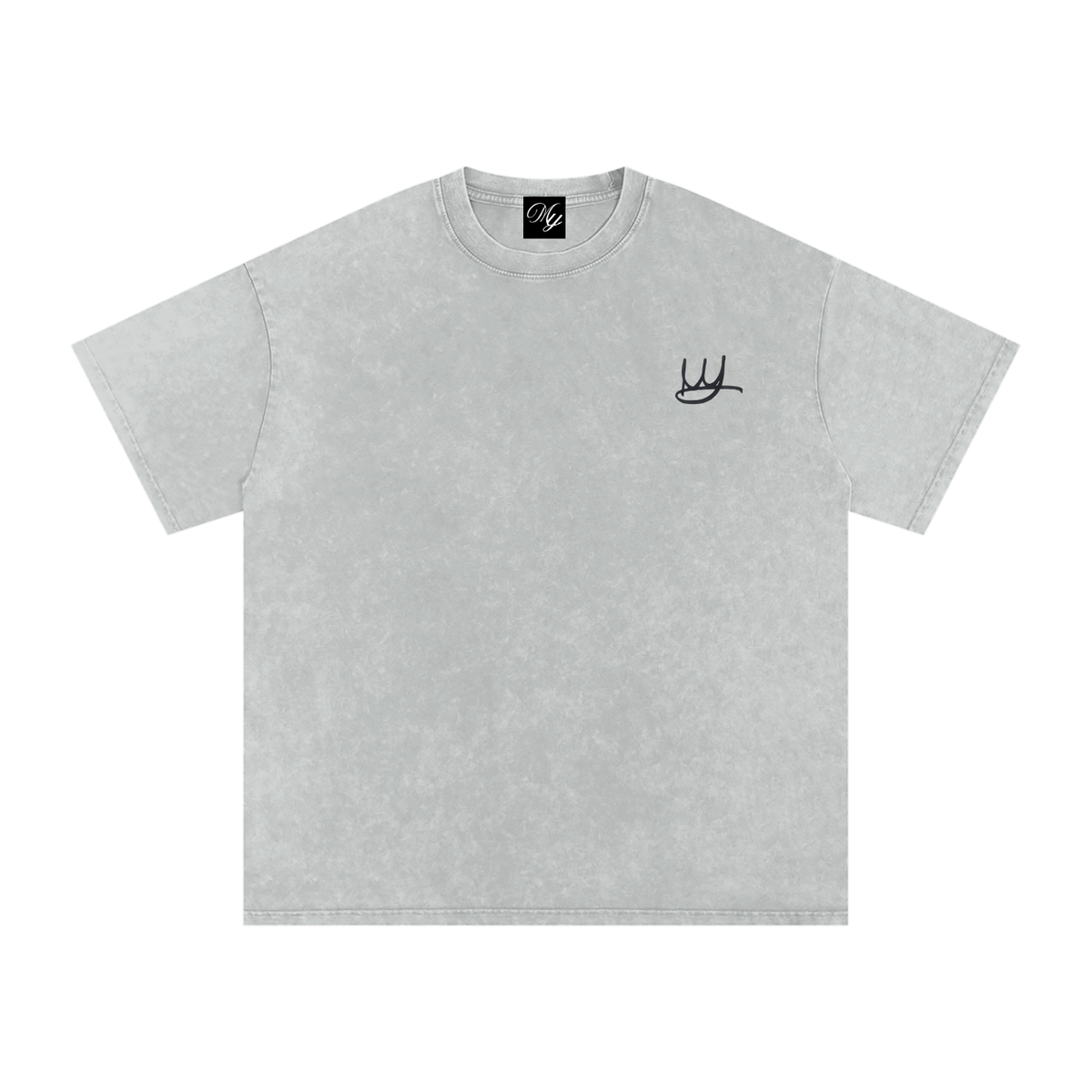 NEVER GIVE UP Oversized Cotton T-Shirt