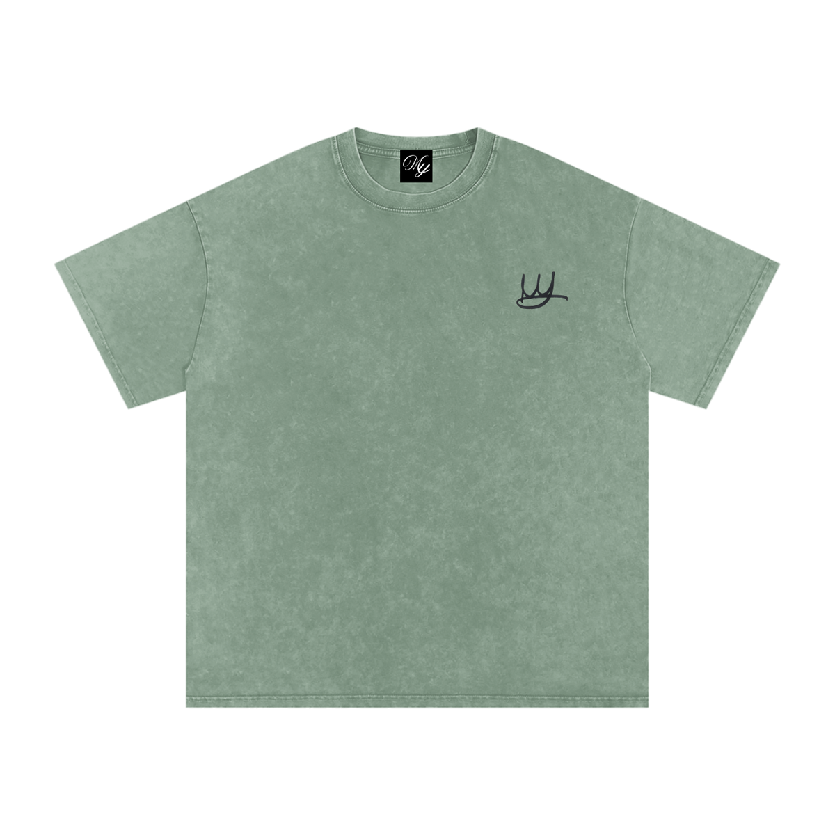NEVER GIVE UP Oversized Cotton T-Shirt