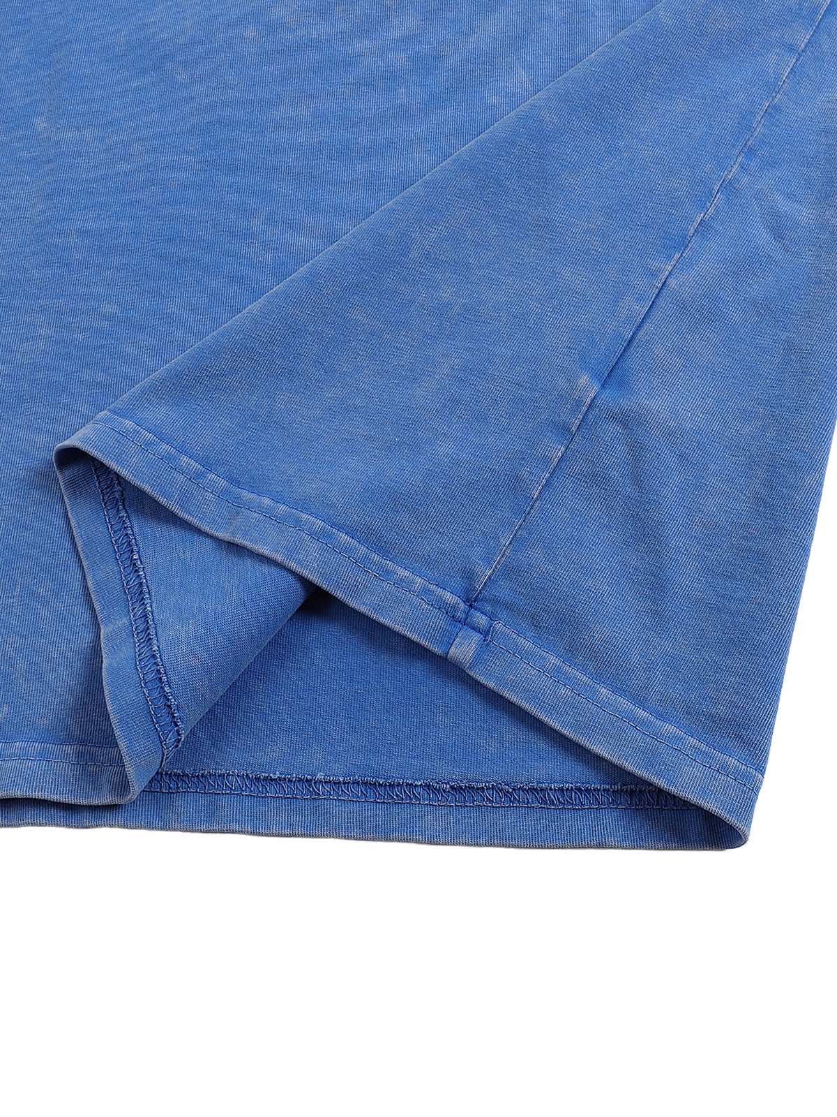 NEVER GIVE UP Oversized Cotton T-Shirt