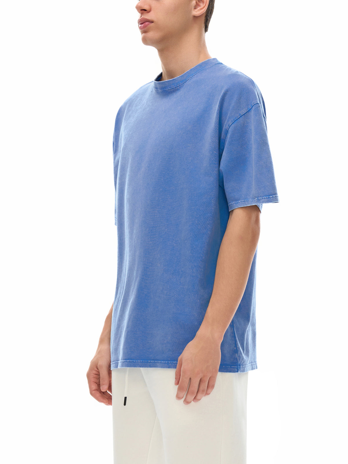 NEVER GIVE UP Oversized Cotton T-Shirt